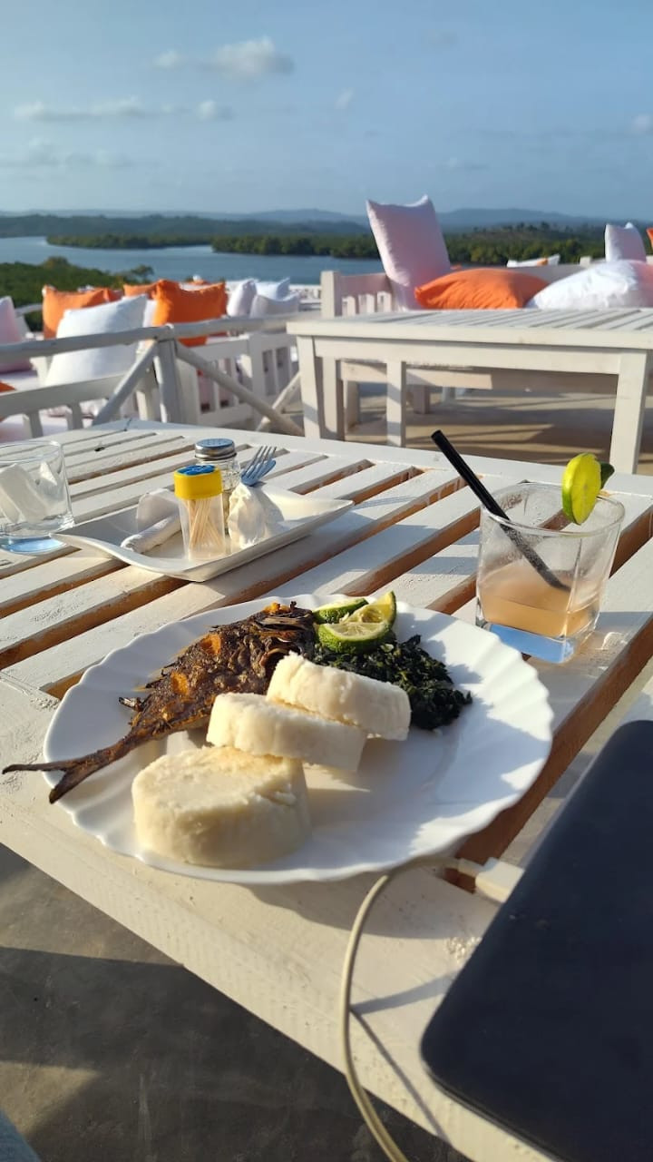 Delicious seafood dish at Peninsula Restaurant in Mombasa